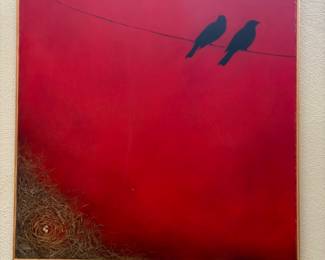 Faryn Davis Art for sale during in person sale hours Friday and Saturday.