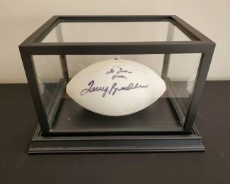 Signed Terry Bradshaw ball