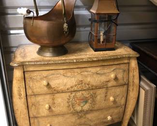 Painted Bombe Chest