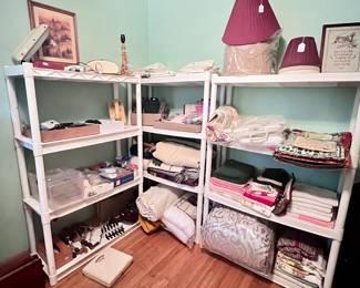 Linens, some vintage
