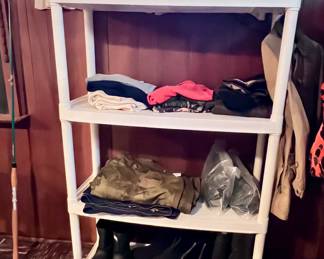 Hunting hats, boots and Misc items.