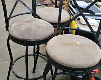 THREE BAR STOOLS