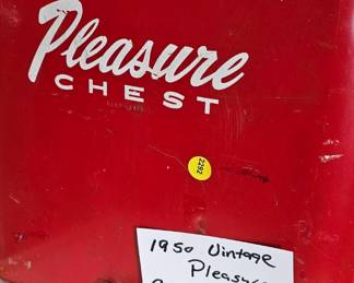 PLEASURE CHEST VINTAGE COOLER