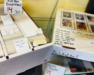 Basketball sports cards 