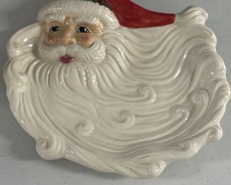 Retail $25. Our Price: $8. Santa Beard Dish. Festive ceramic dish shaped like Santa’s beard, ideal for serving holiday treats.