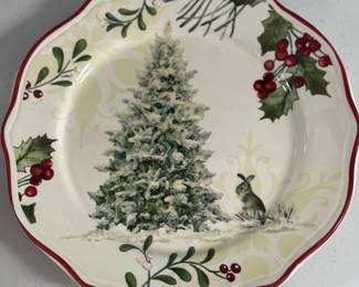 Retail $25. Our Price: $10. Better Homes and Gardens Limited Edition Sleigh Salad Plates. Featuring festive holiday designs with a Christmas tree and Santa’s sleigh, these microwave and dishwasher-safe plates add charm to any holiday table setting.