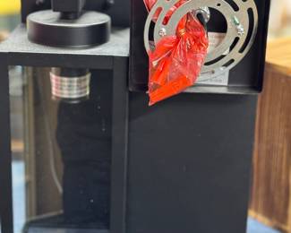 Retail $65. Our Price: $30. Modern Black Wall Lantern. Sleek design perfect for enhancing outdoor spaces with a contemporary touch.