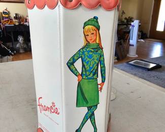vintage 1965 original FRANCIE doll with carry case and clothes & accessories