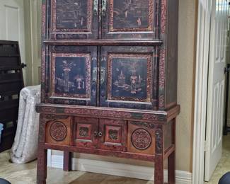 antique 19th c. Chinese cabinet