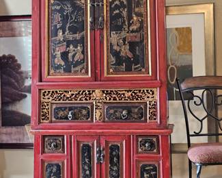 antique 19th c. Chinese cabinet