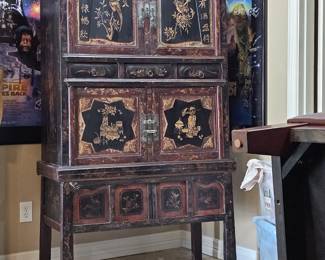 antique 19th c. Chinese cabinet