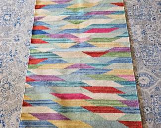 Annie Selke handwoven wool rug