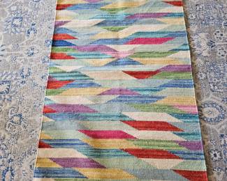 Annie Selke handwoven wool rug