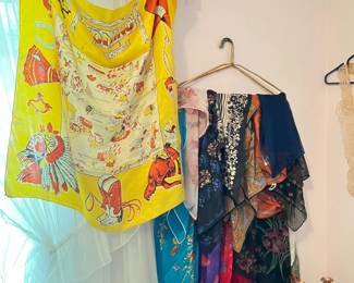 vintage scarves