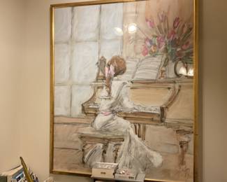 Gorgeous large framed portrait