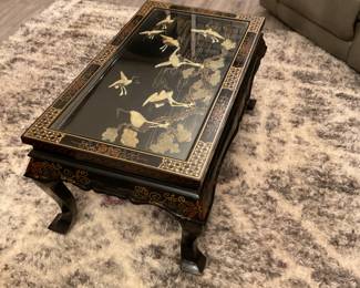 Oriental coffee table.