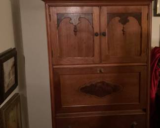 Medium size antique hutch.