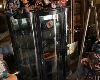 Curved Glass Cabinet
