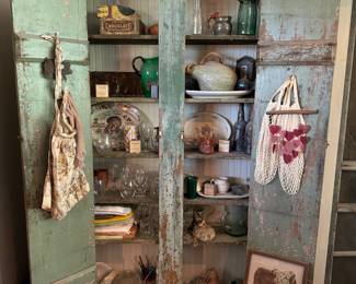 Antique primitive jelly cupboard 