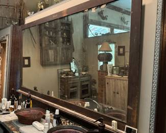 Antique Barbershop mirror