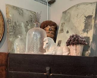 Mirrors, garden cloche