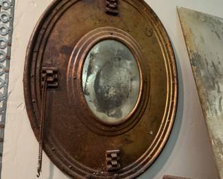 Metal salvage with mirror 