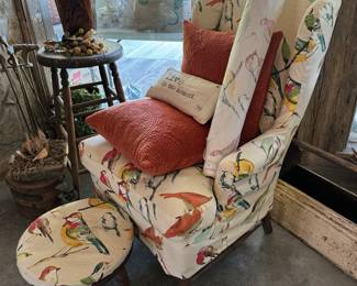 Wing back chair