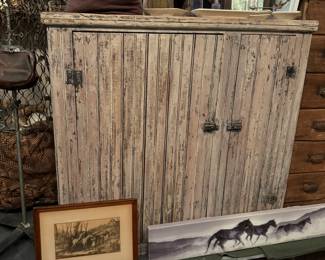 Headboard cabinet