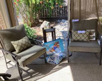 Outdoor side chairs that match loveseat