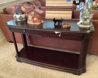 Broyhill console table- coordinated with previous end tables