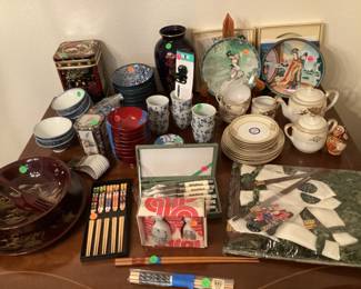 Asian items to choose from