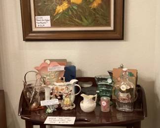  Cart is on wheels and has a lift off tray for entertaining.