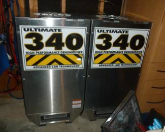 2 Commercial Dehumidifiers..used once