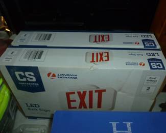 exit signs
