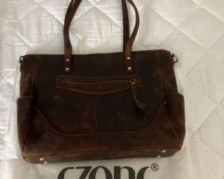 S-Zone leather shoulder bag w S-Zone dust bag