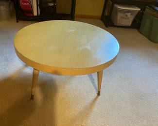 1960's round coffee table