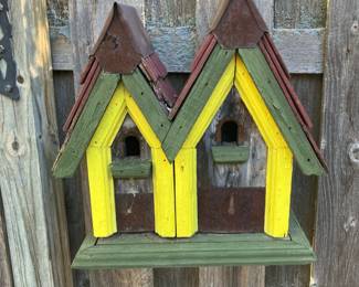 Large colorful birdhouse