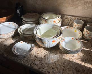 Hall's Jewel Tea "Autumn Leaf"