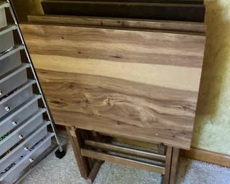 Folding TV tables