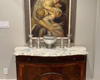 Fabulous Louis XVI Marble Top Server
