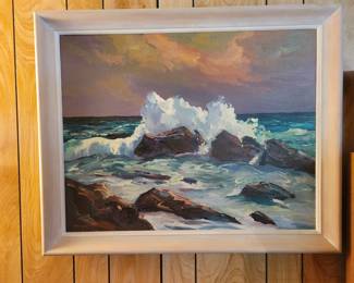 1 of 4 Harold Etter original oil on canvas