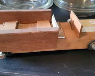 Hand made primitive toy truck