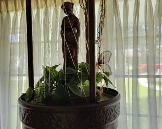 Vintage oil rain lamp