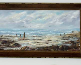 Beach painting by McClanahan