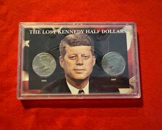 The lost Kennedy half dollars
