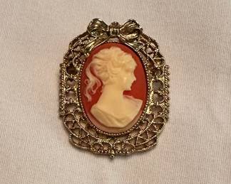 Cameo brooch