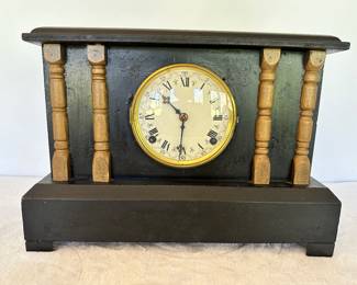 Victorian Pillar column mantel clock