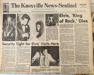 Elvis Knoxville News Sentinel