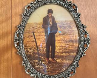 Farmer praying print