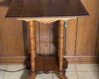 two tier parlor table